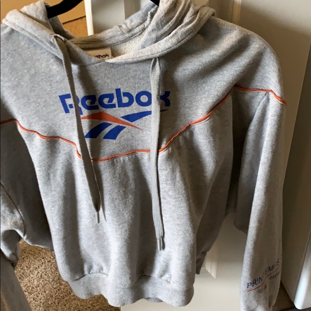Reebok crop hoodie